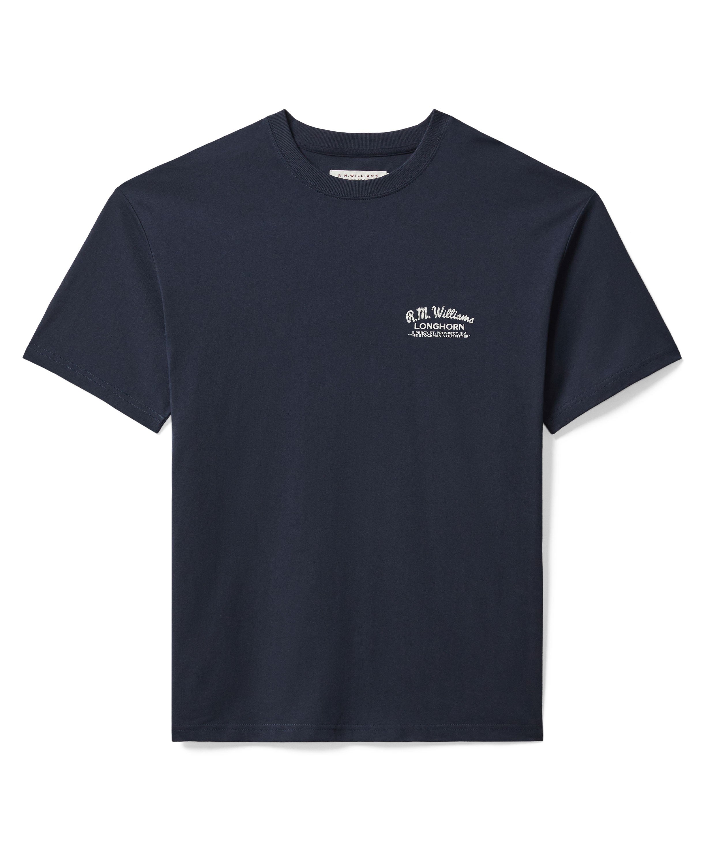Longhorn T-Shirt - Navy