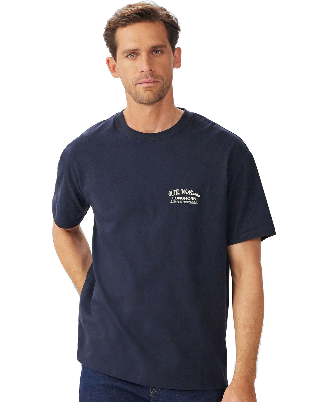 Longhorn T-Shirt - Navy