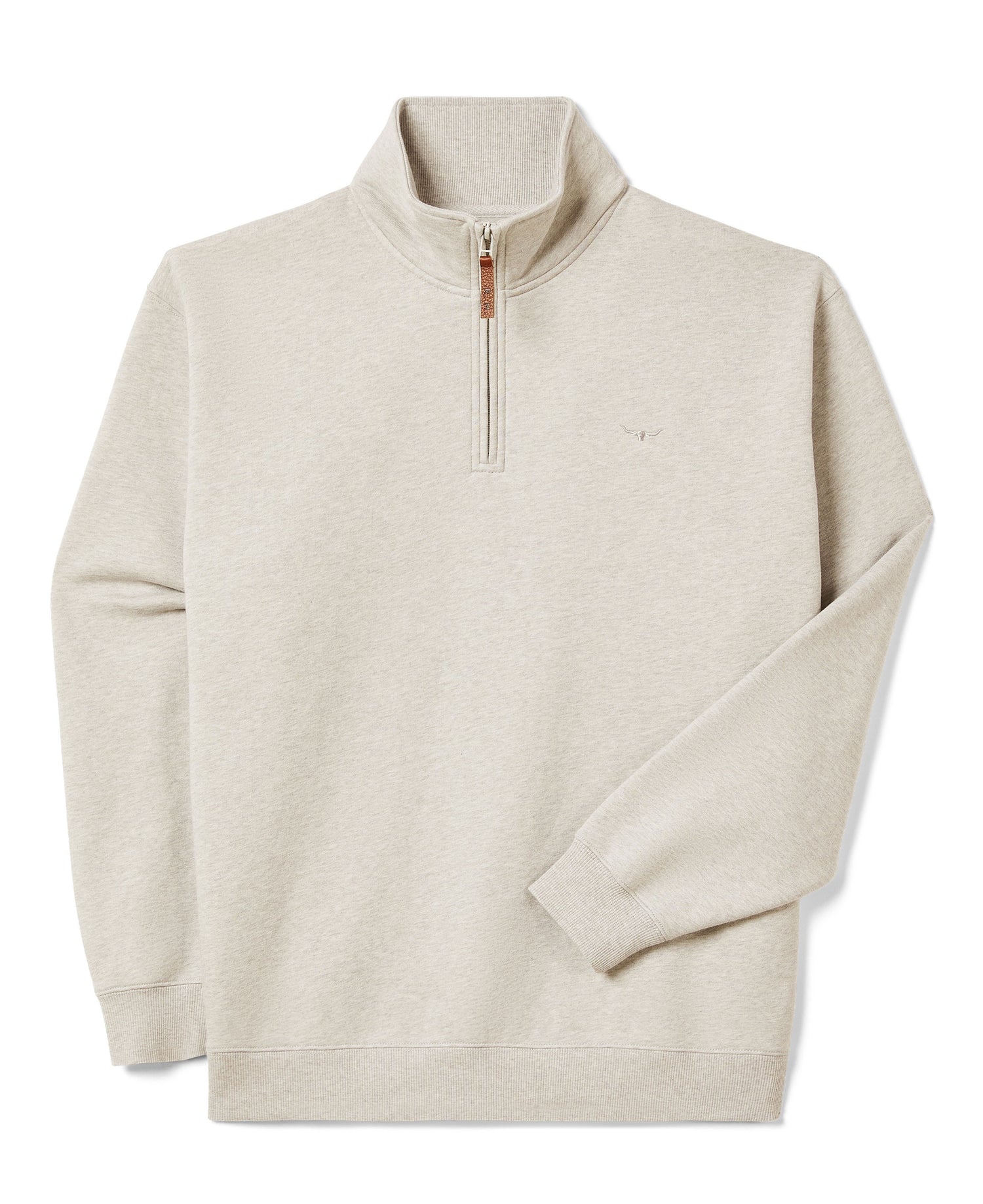 Mulyungarie 1/4 Zip Sweatshirt - Grey Marle
