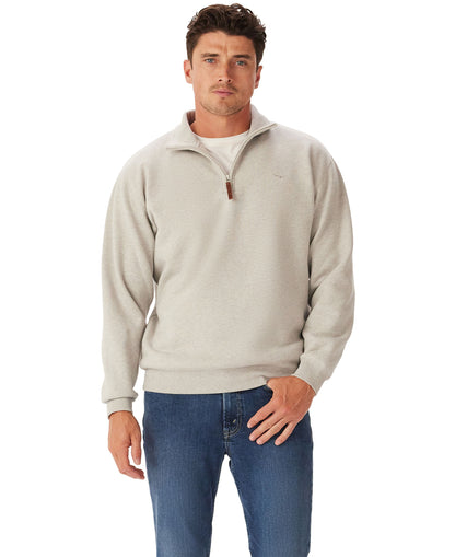 Mulyungarie 1/4 Zip Sweatshirt - Grey Marle