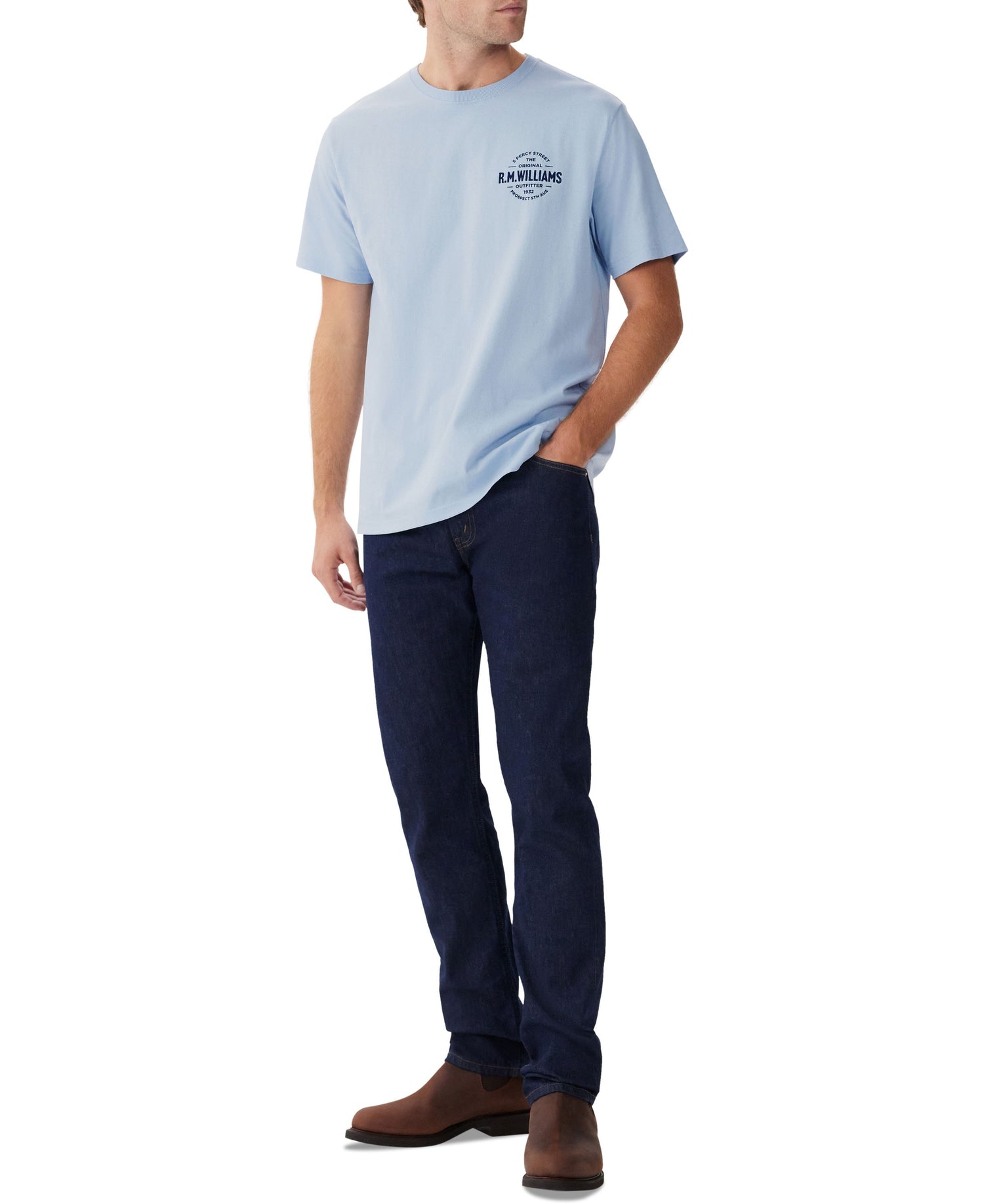 Type T-Shirt - Light Blue