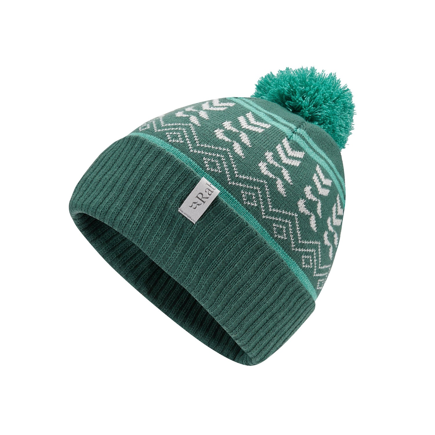 Khroma Bobble Beanie - Green Slate/Glacier Blue