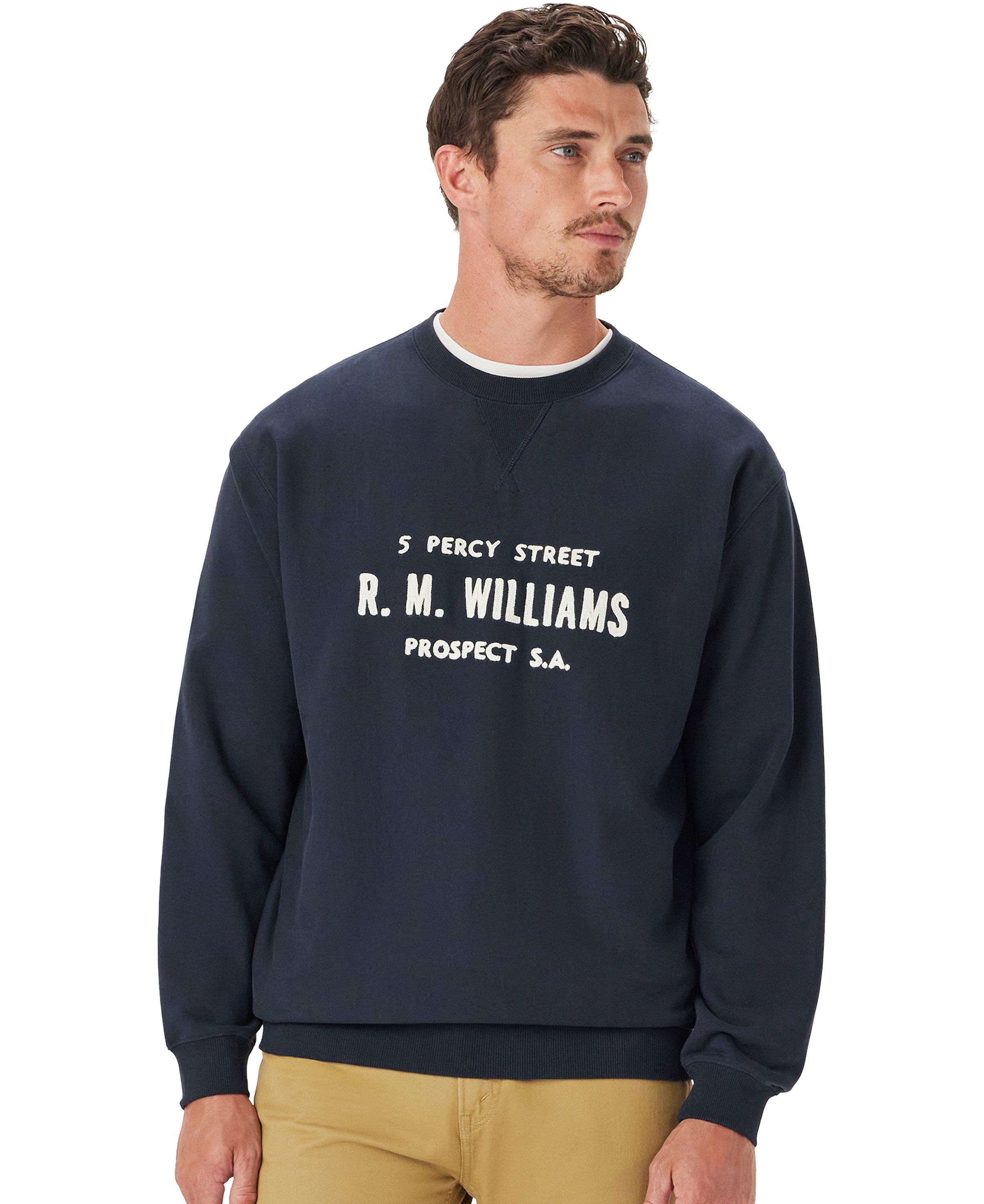 Bale Loopback Sweatshirt - Navy