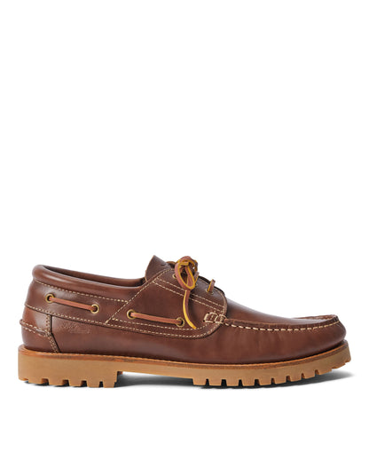 Dockyard Moccasin Boat Shoes - Brown Leather