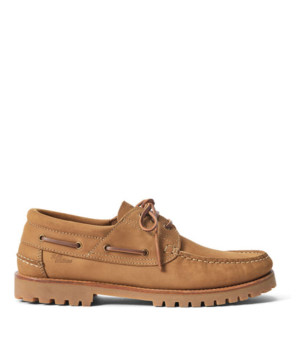 Dockyard Moccasin Boat Shoes - Tan Nubuck