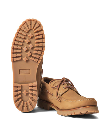Dockyard Moccasin Boat Shoes - Tan Nubuck