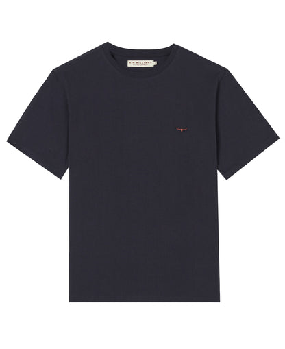 Parson T Shirt - Navy/Chestnut