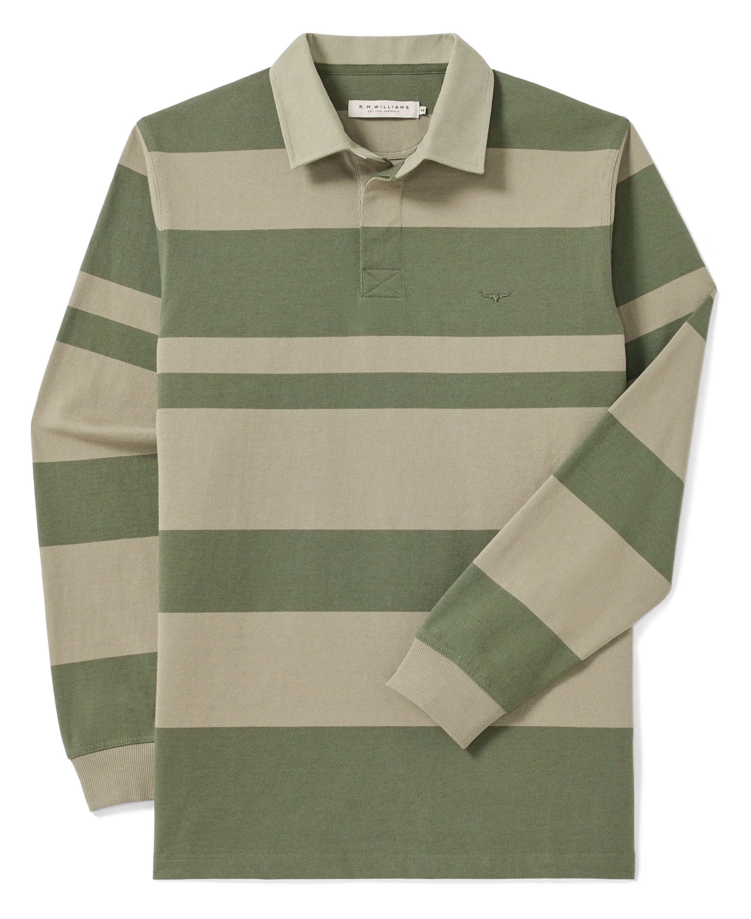 Tweedale Rugby Shirt - Olive Green