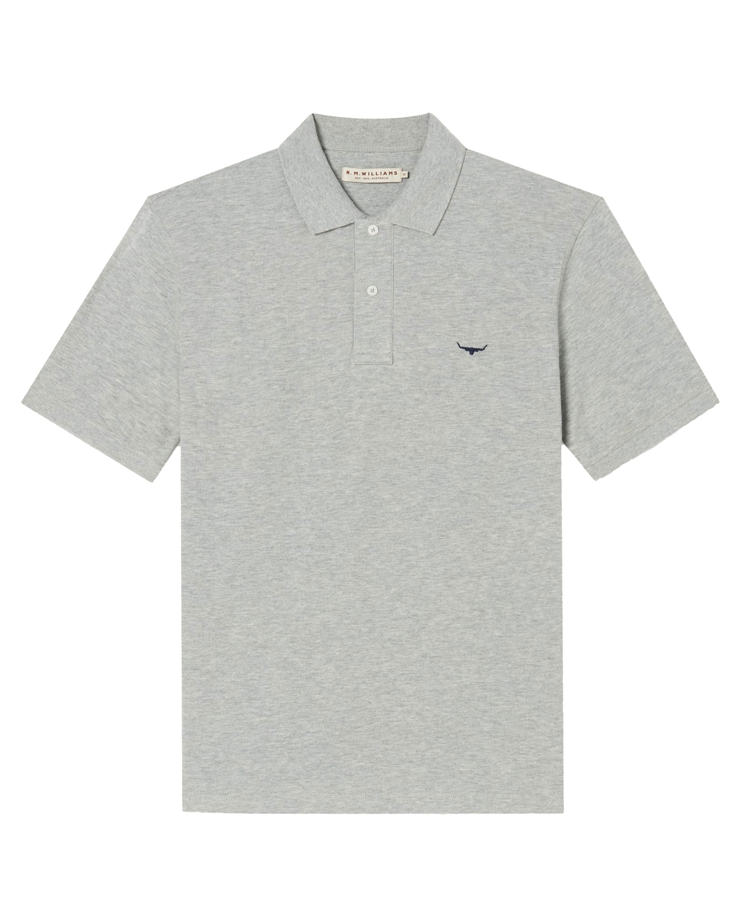 Rod Polo Shirt - Grey Marle