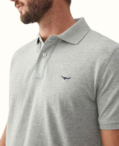 Rod Polo Shirt - Grey Marle