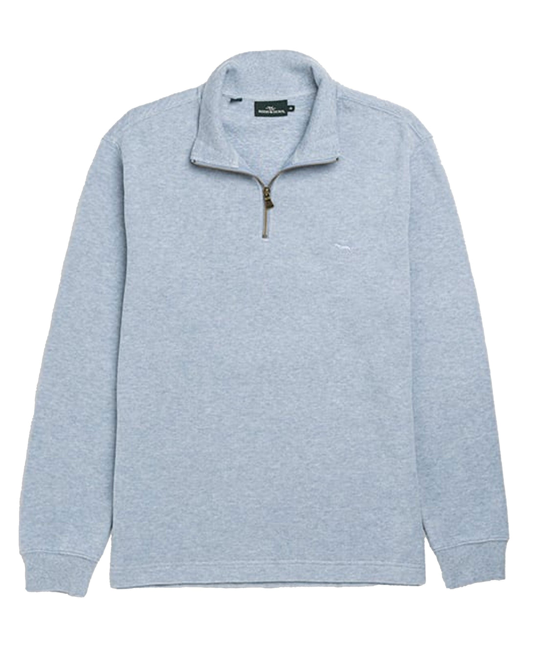 Alton Ave 1/4 Zip Sweat - Sea Breeze