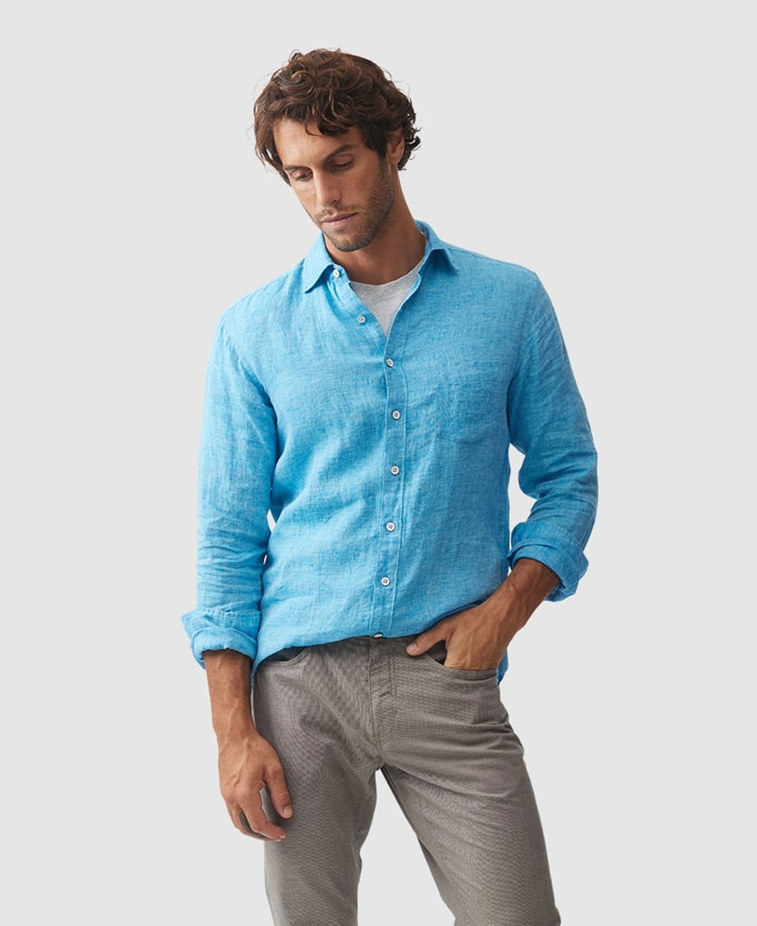 Coromandel Sports Fit Shirt - Cobalt