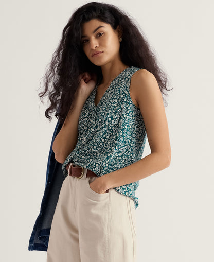 Achilla Vest - Folky Marigolds Dark Wreckage