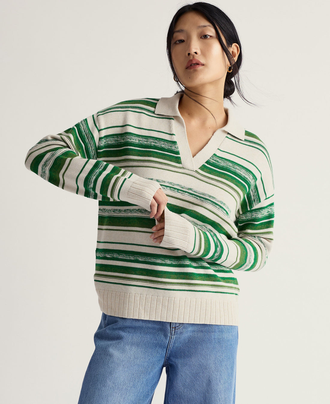 Bird Flight Jumper - Corula Chalk Bright Green