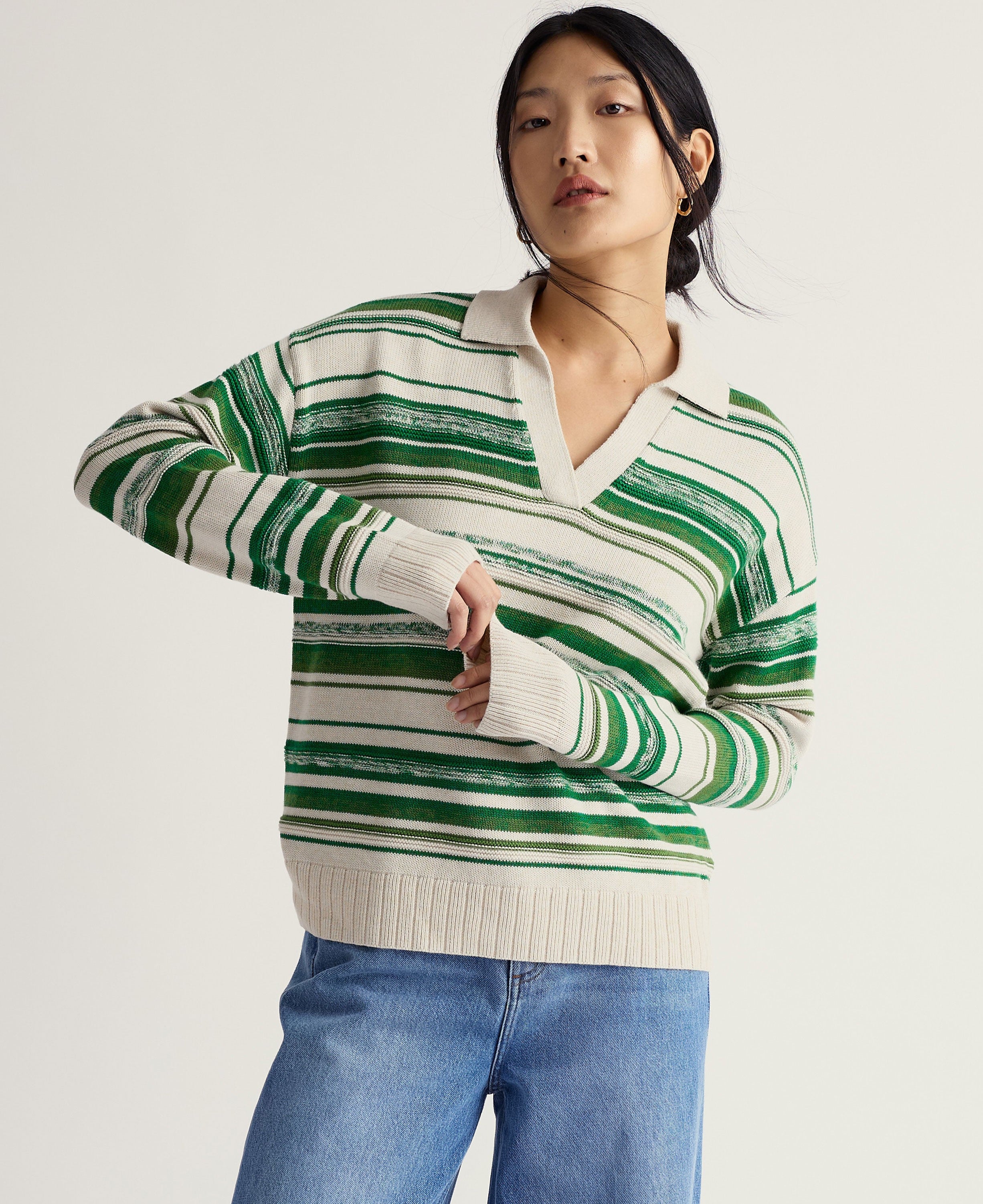 Bird Flight Jumper - Corula Chalk Bright Green