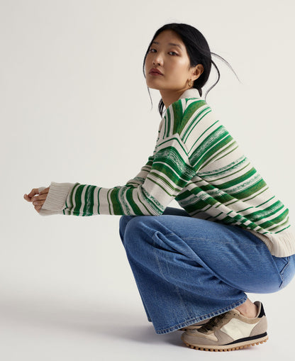 Bird Flight Jumper - Corula Chalk Bright Green