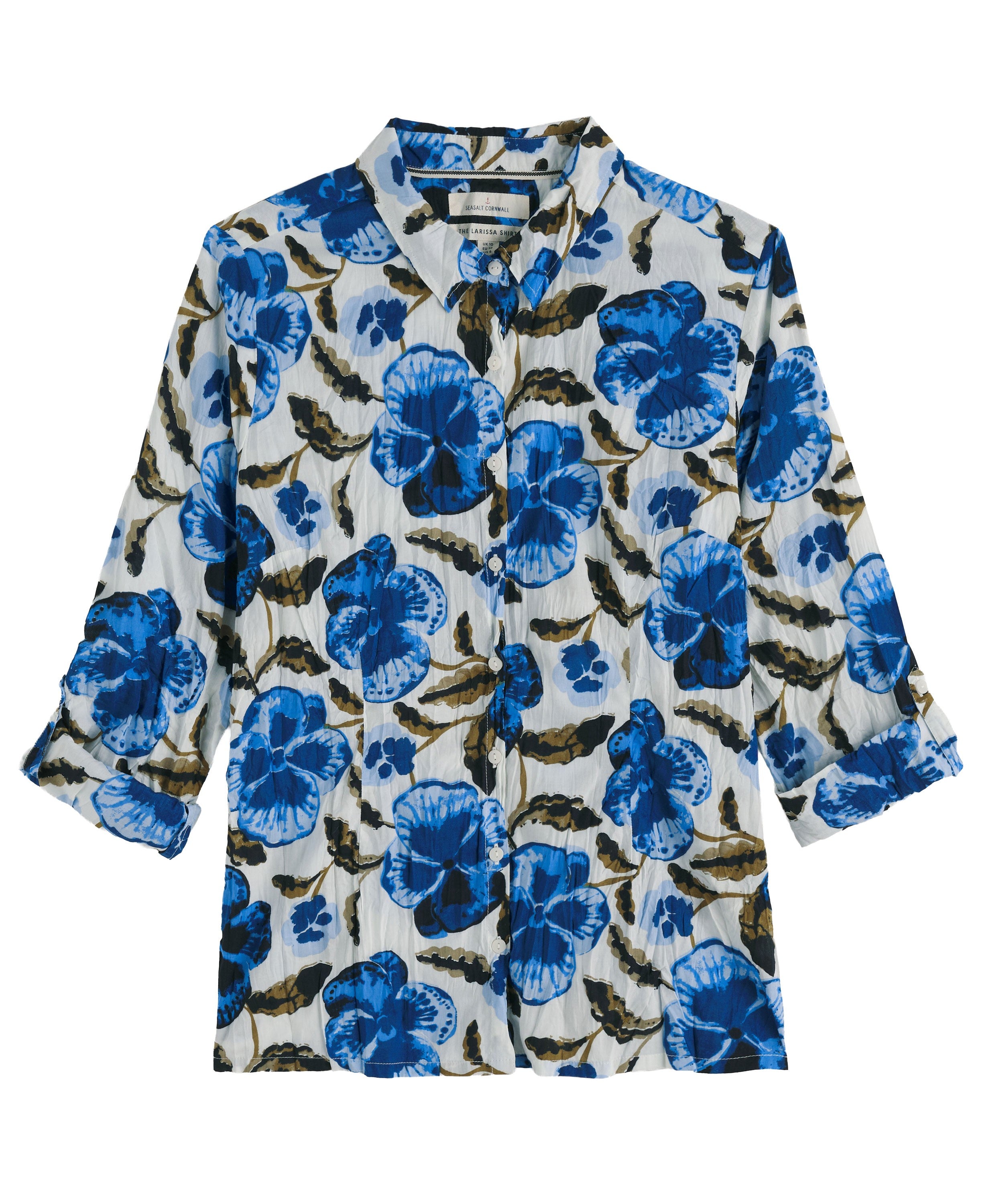 Larissa Shirt - Spring Pansy Chalk