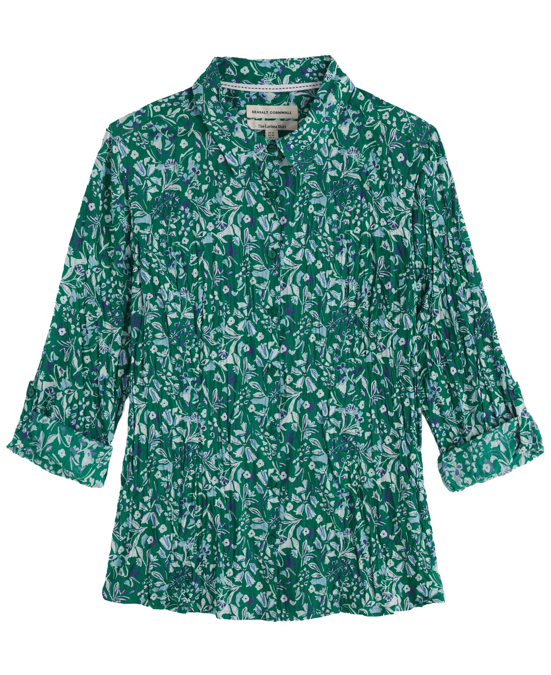 Larissa Shirt - Woodland Floral Dark Stem