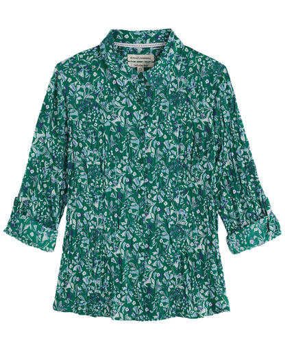 Larissa Shirt - Woodland Floral Dark Stem