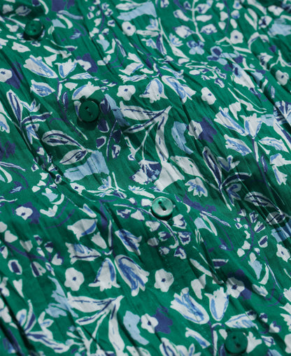 Larissa Shirt - Woodland Floral Dark Stem