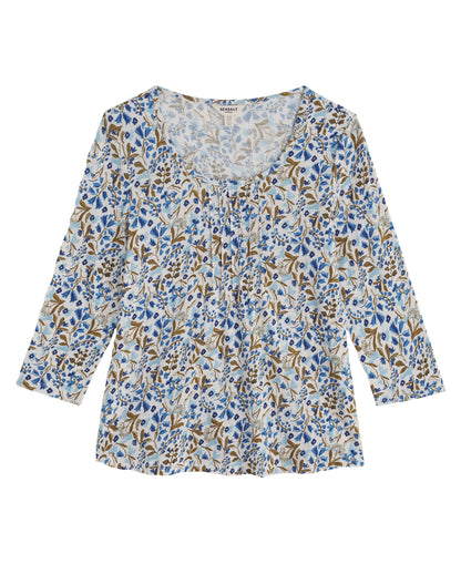 Penhollow Top - Woodland Floral Chalk