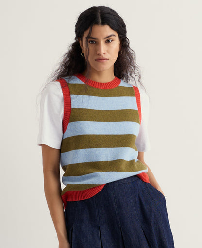 Pinwell Vest - Bright Shape Seagrass Mix