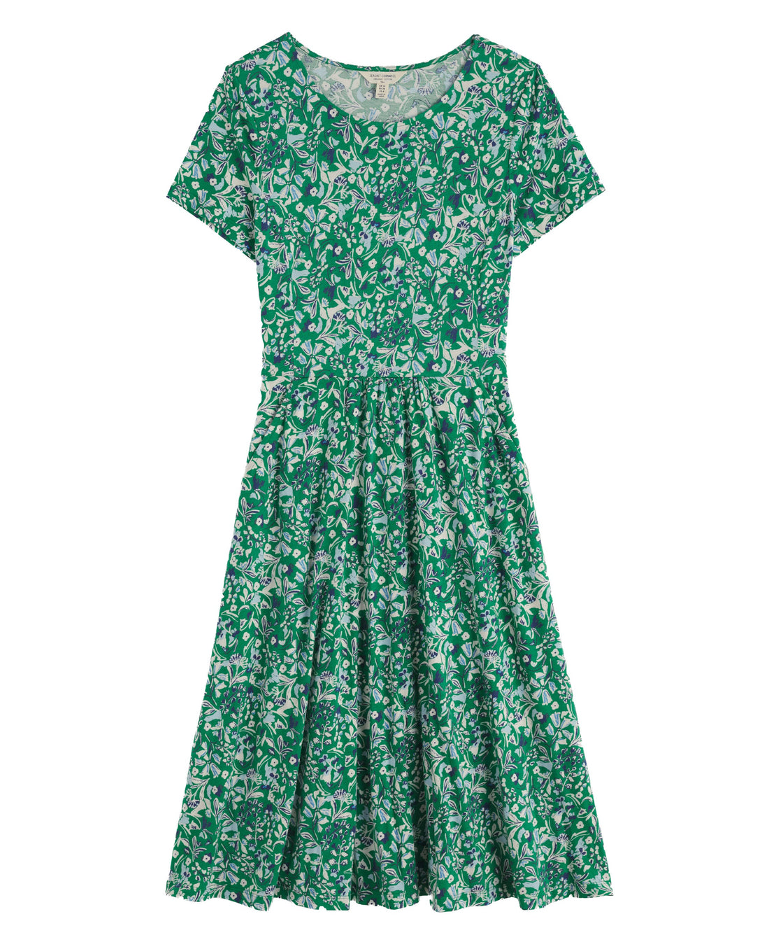 April Dress - Woodland Floral Dark Stem