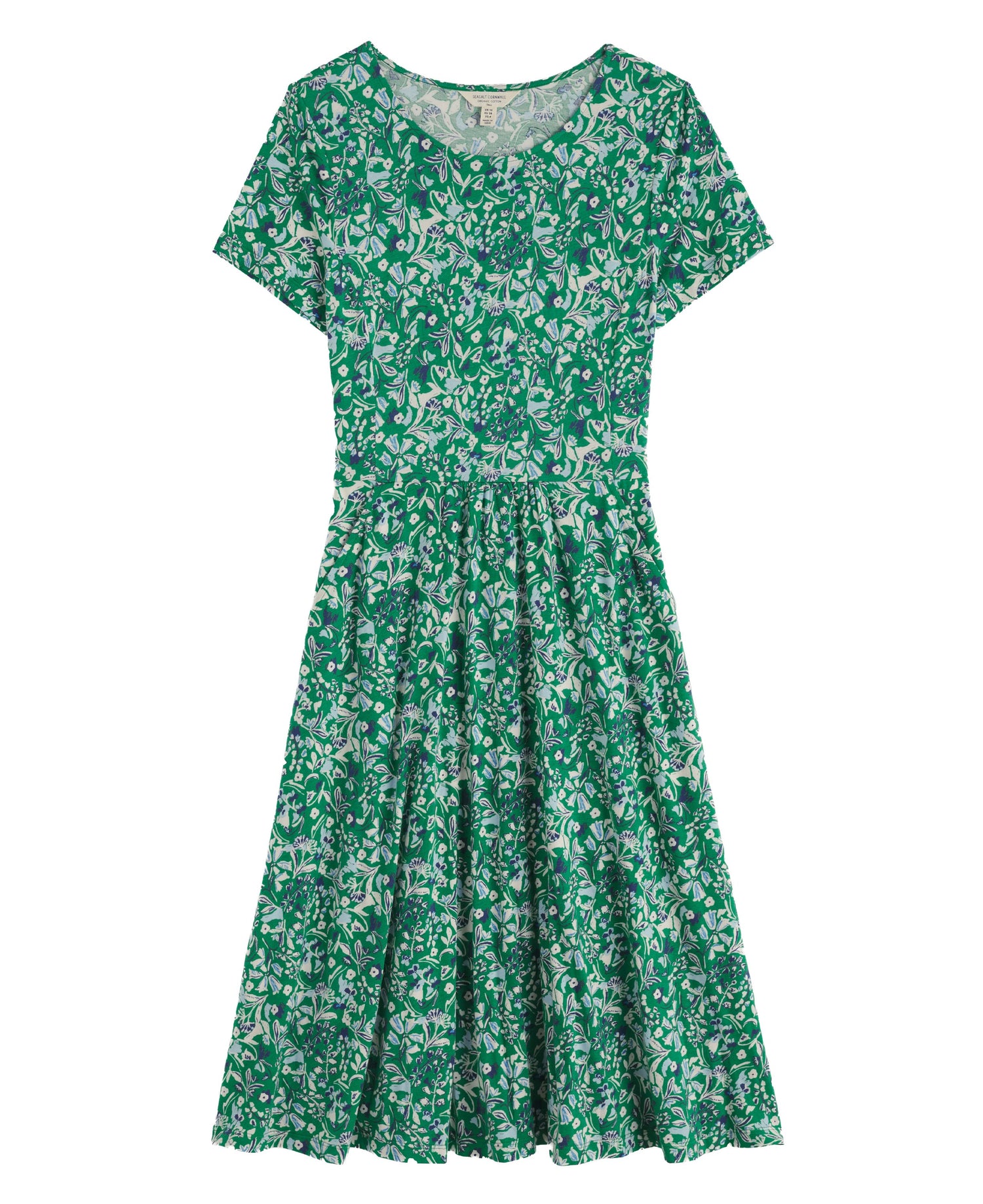 April Dress - Woodland Floral Dark Stem