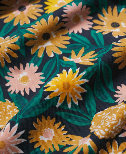 Short Sleeve Veronica Dress - Marigold Meadow Inkwell