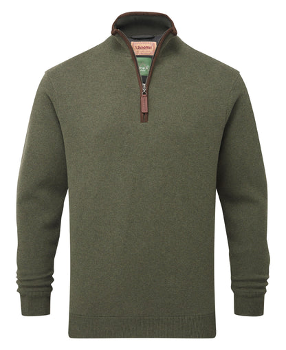 Angus Aerobloc 1/4 Zip Jumper - Woodland