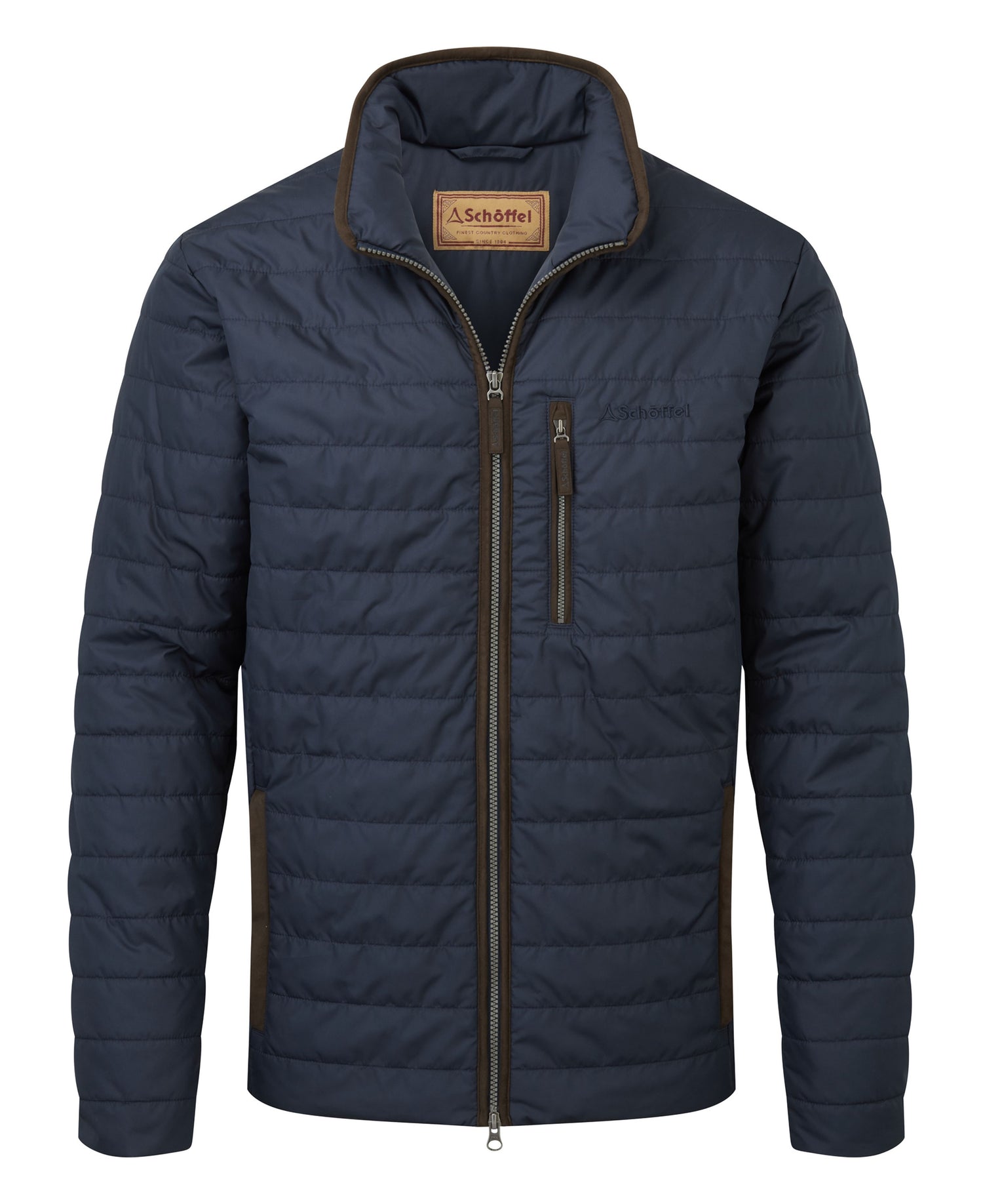 Carron Quilted Jacket - Navy