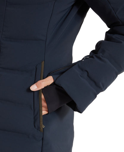 Hurlingham Waterproof Down Coat - Carbon Navy