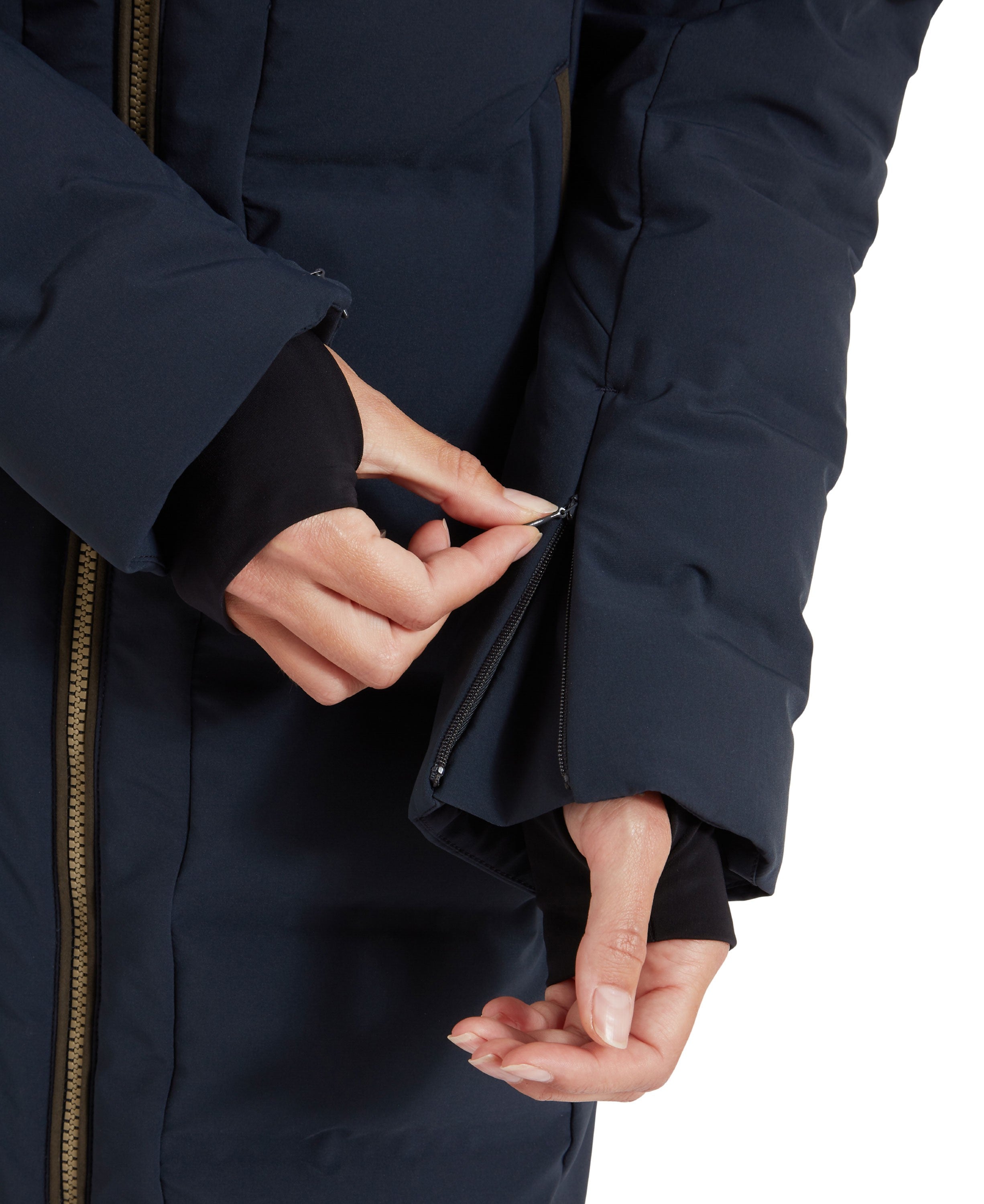 Hurlingham Waterproof Down Coat - Carbon Navy