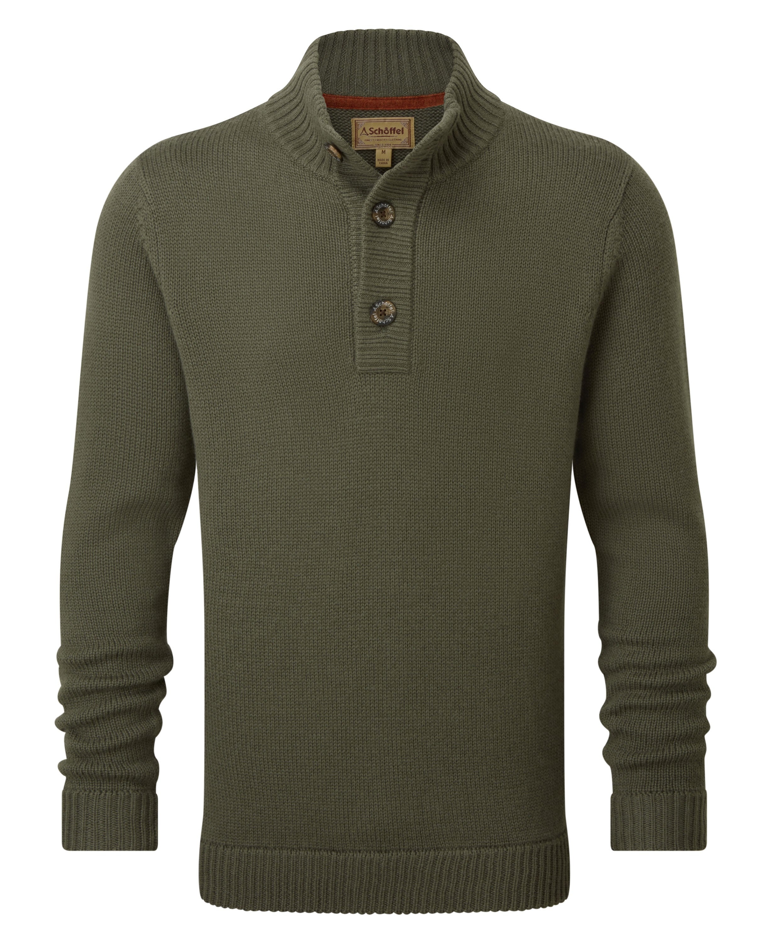 Kenmore Lambswool Mix Jumper - Moss