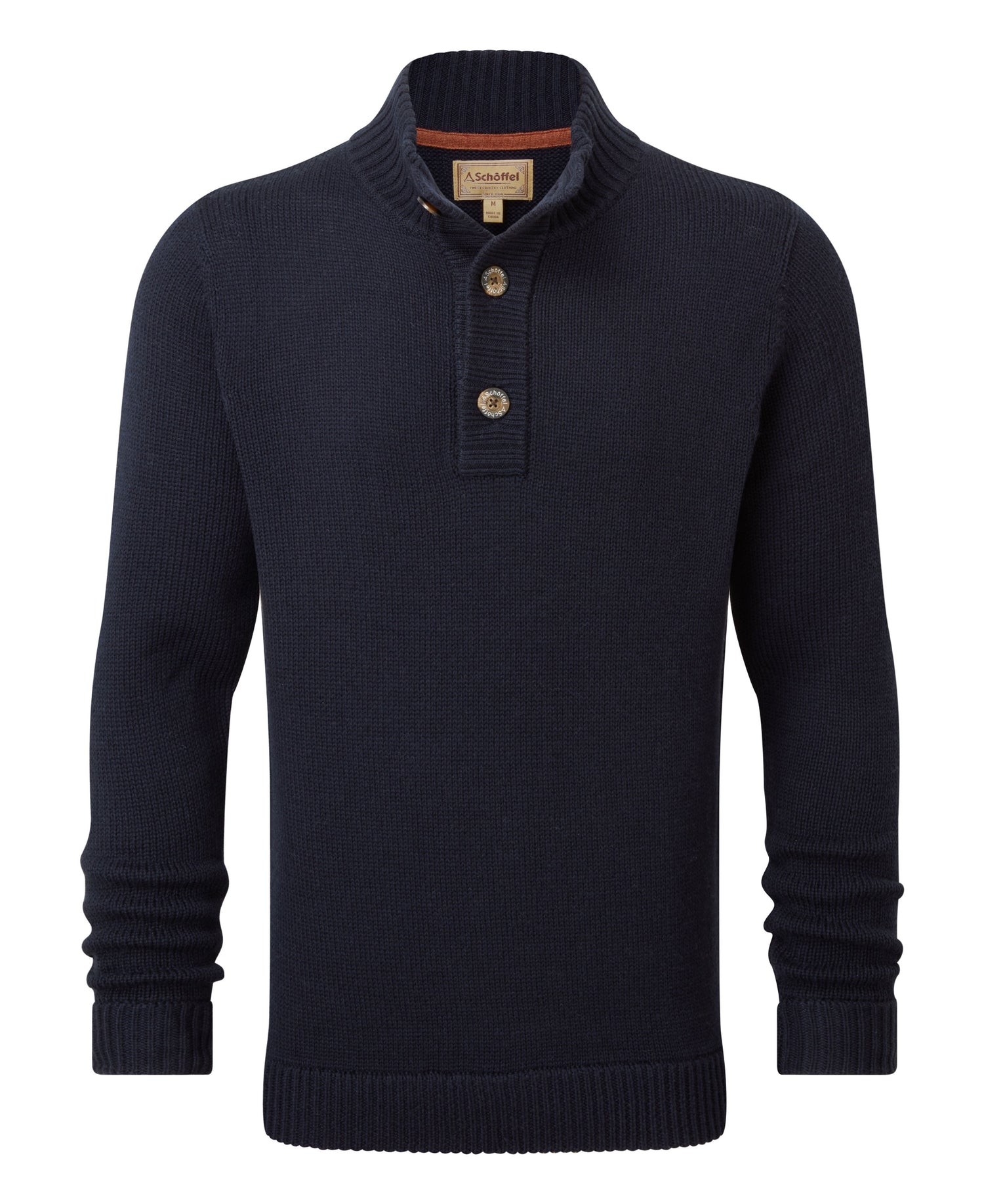 Kenmore Lambswool Mix Jumper - Navy