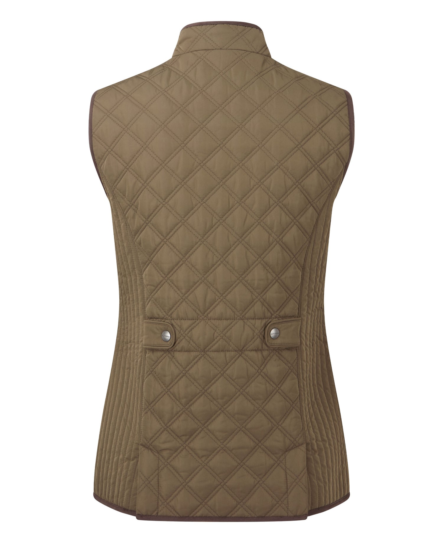 Quilted Gilet - Olive