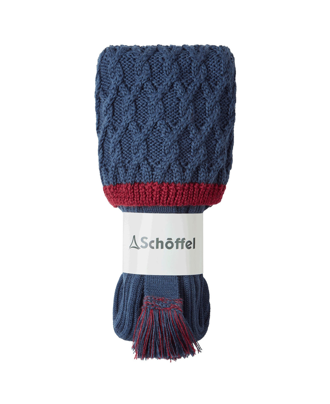 Lattice Socks - French Navy