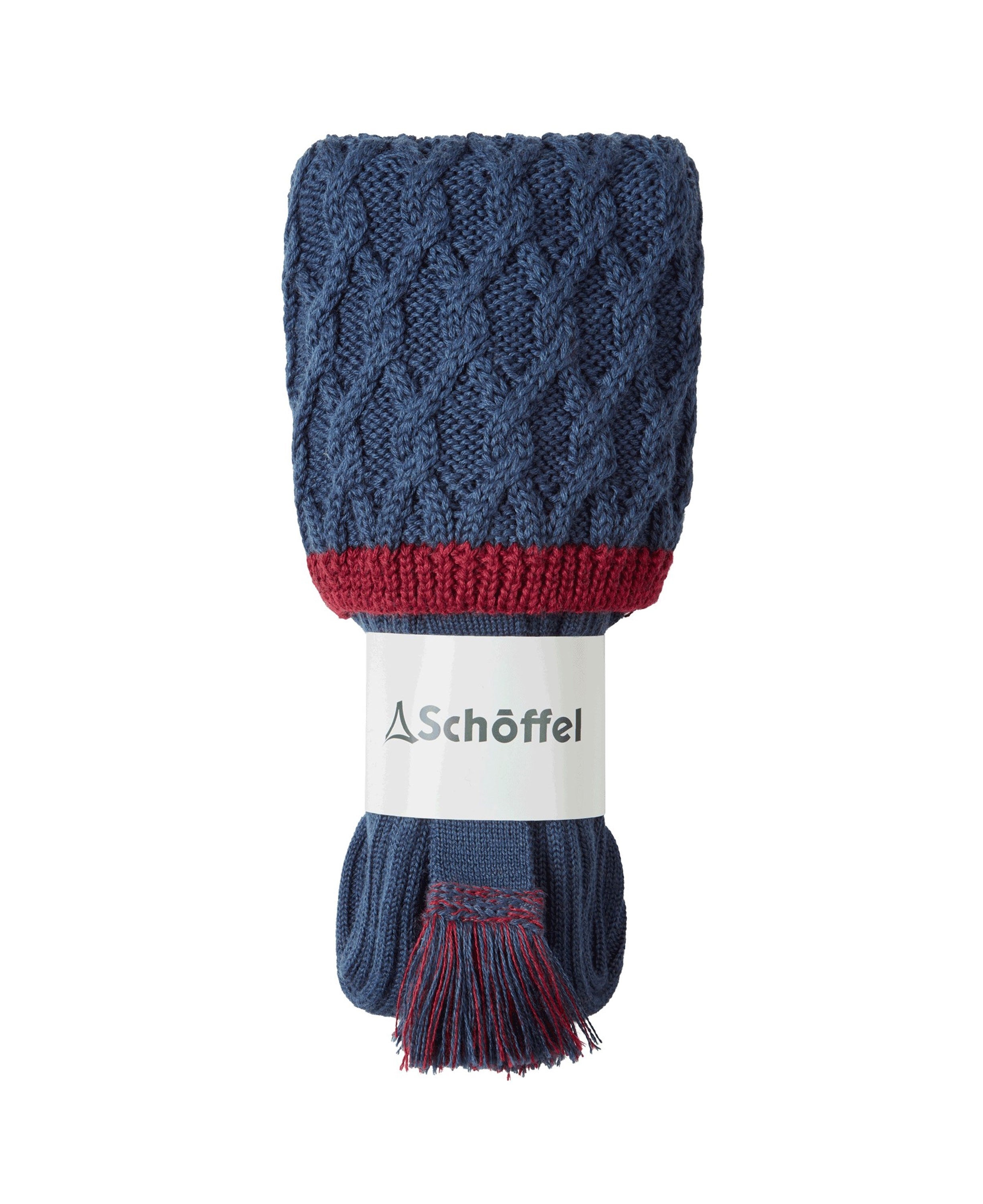 Lattice Socks - French Navy