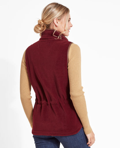 Lyndon II Fleece Gilet - Claret