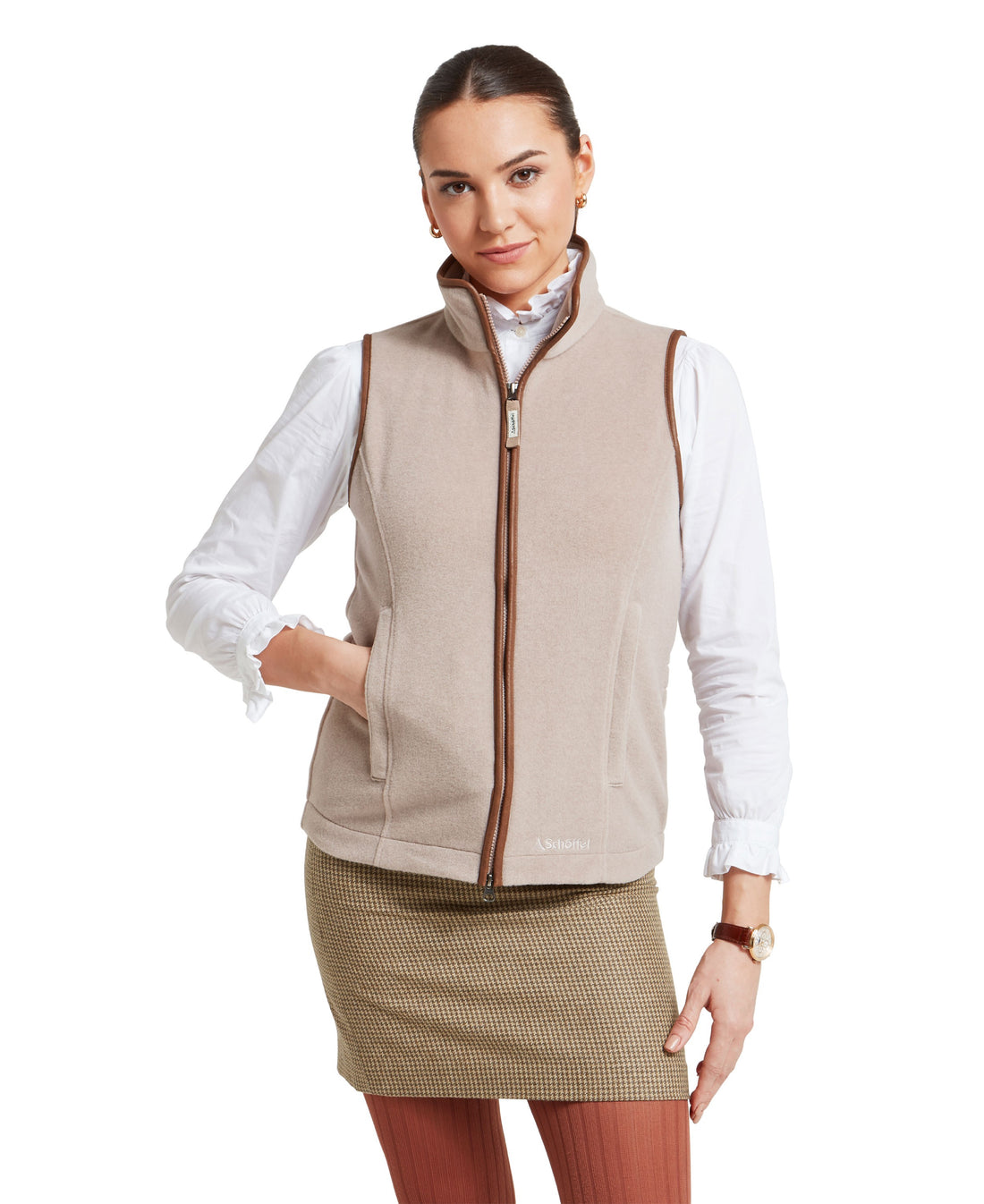 Lyndon II Fleece Gilet - Mushroom