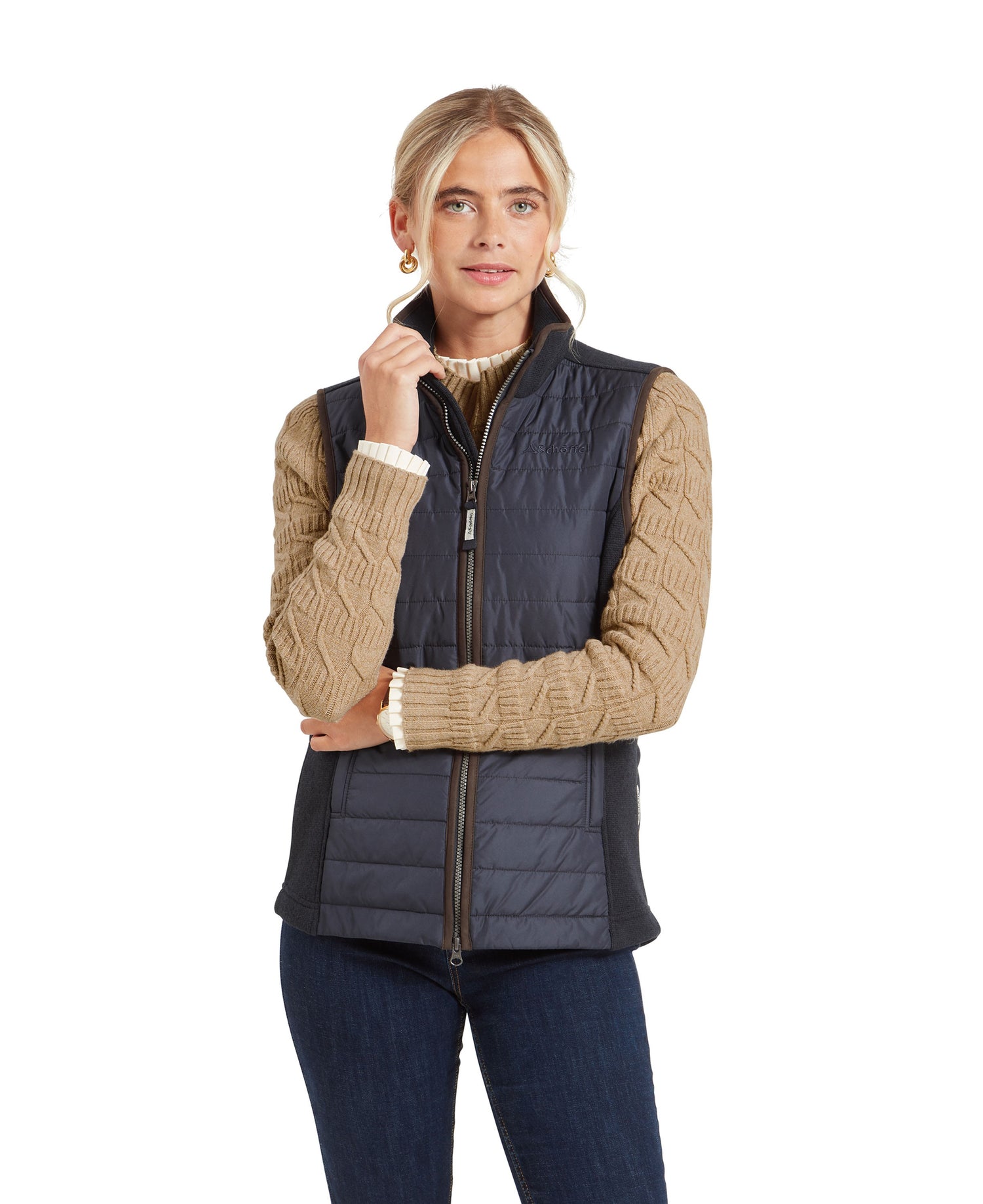 Lyndon Hybrid Gilet - Petrol Blue