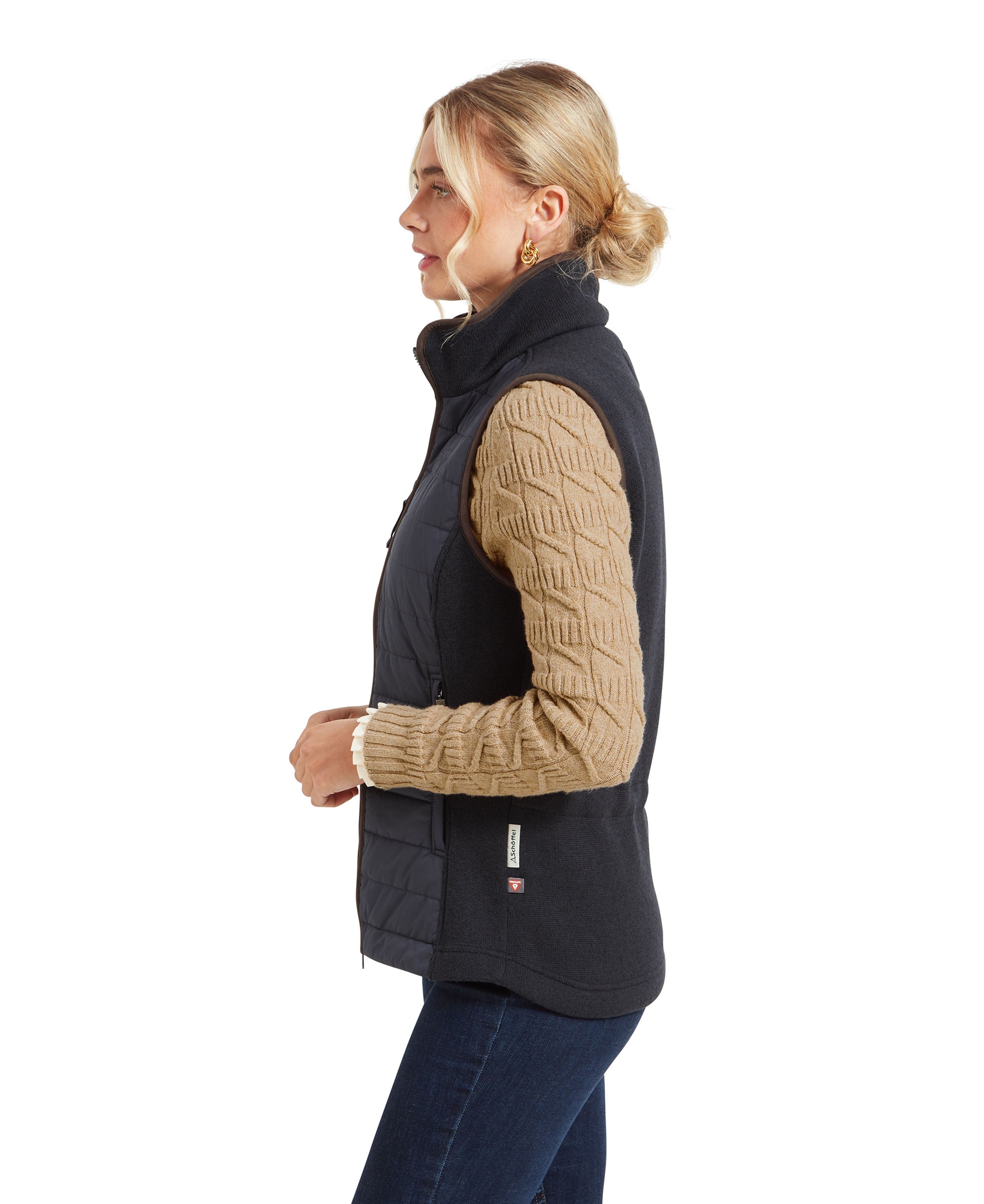 Lyndon Hybrid Gilet - Petrol Blue