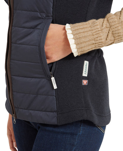 Lyndon Hybrid Gilet - Petrol Blue