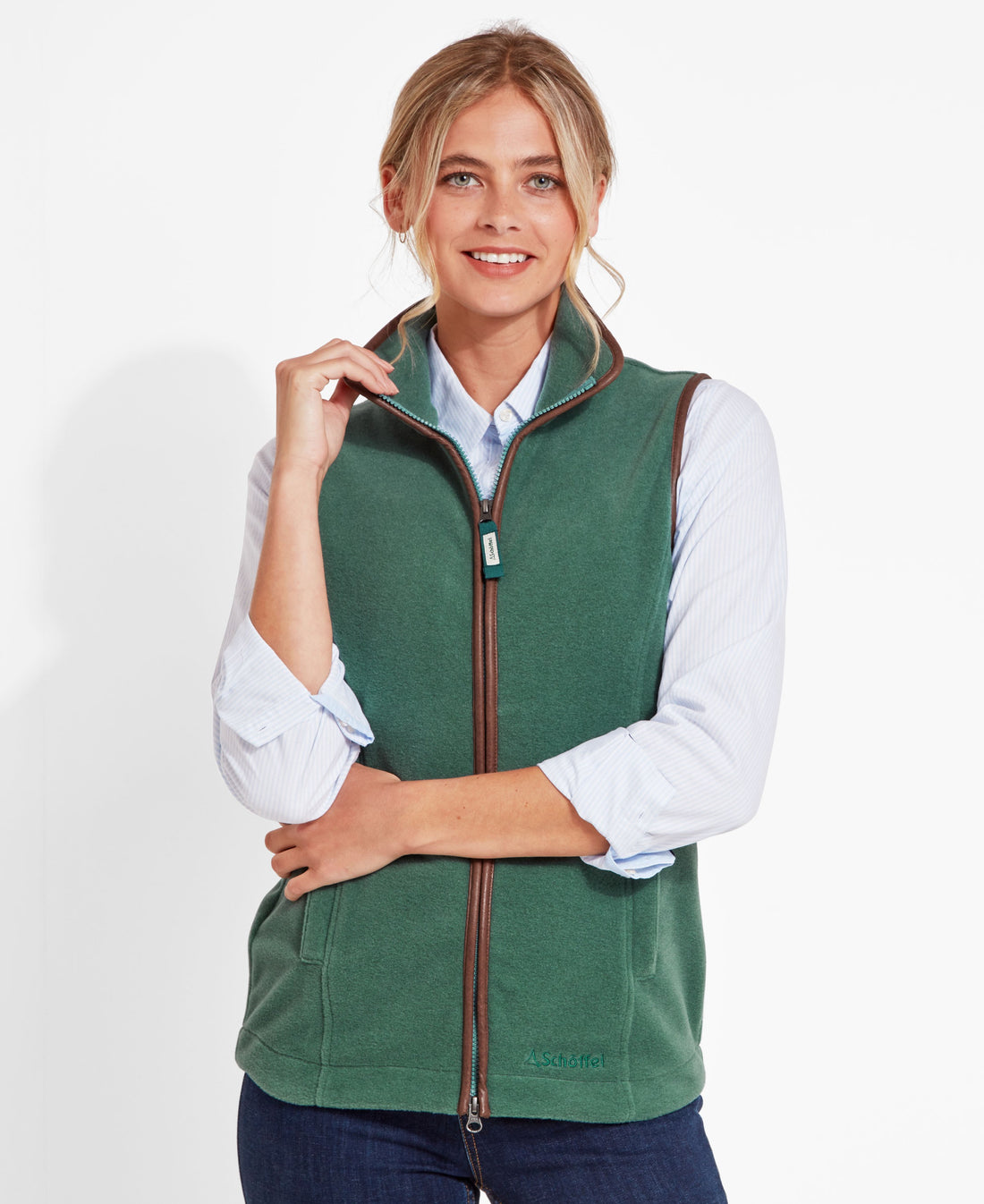 Lyndon II Fleece Gilet - Duck Egg