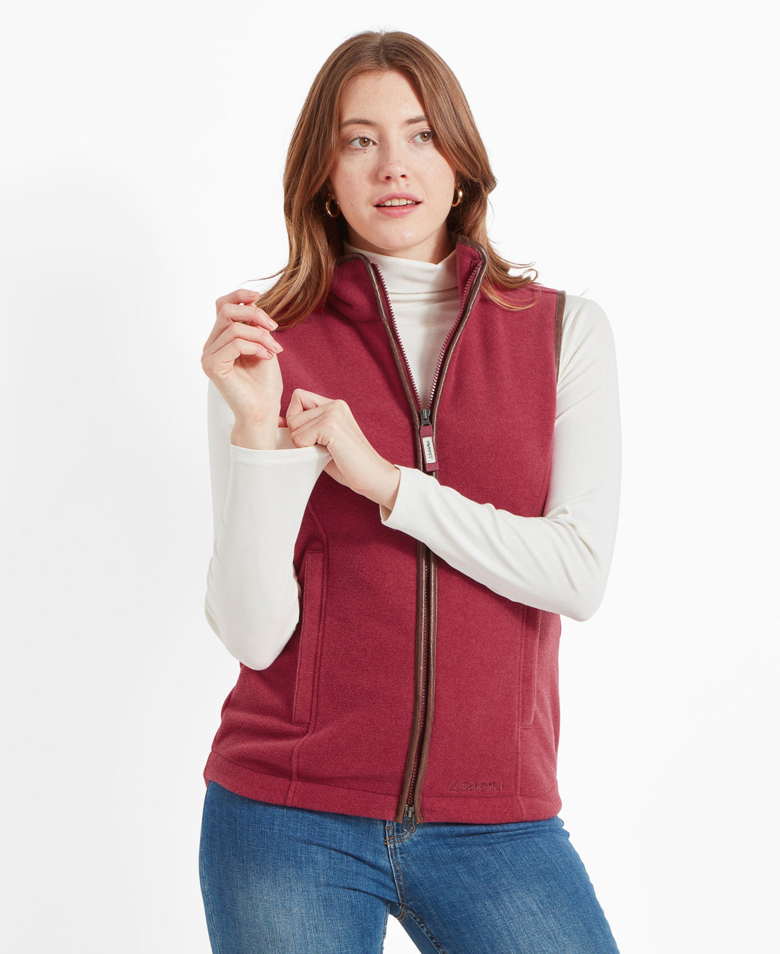 Lyndon II Fleece Gilet - Pomegranate