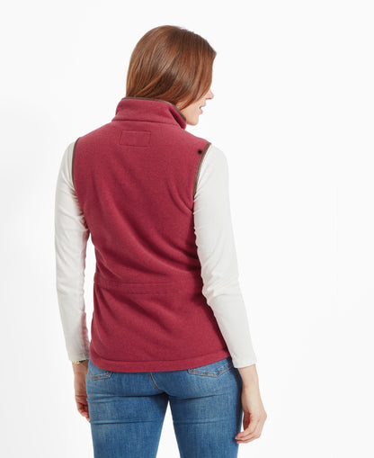 Lyndon II Fleece Gilet - Pomegranate