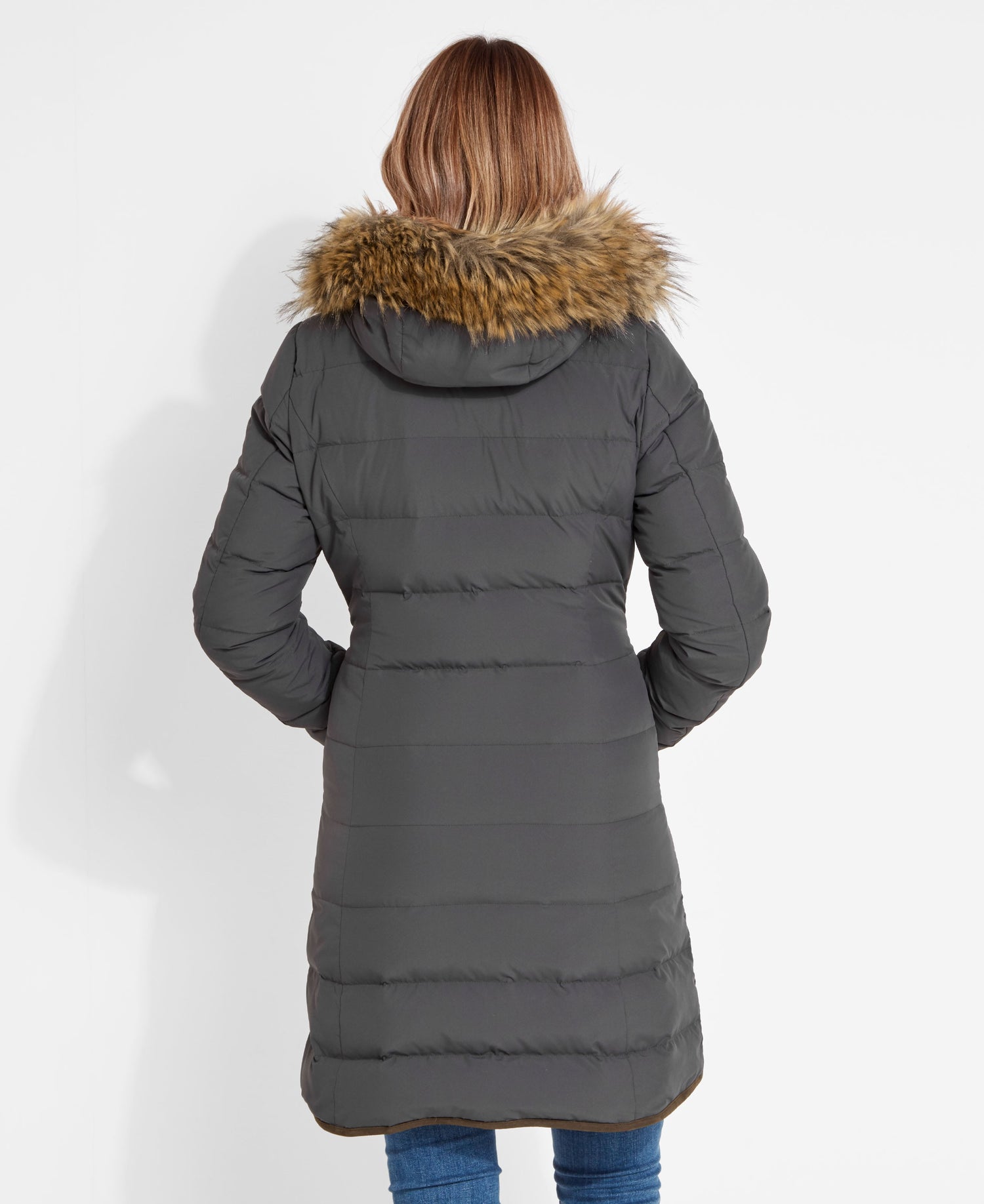 Mayfair II Down Coat - Gunmetal