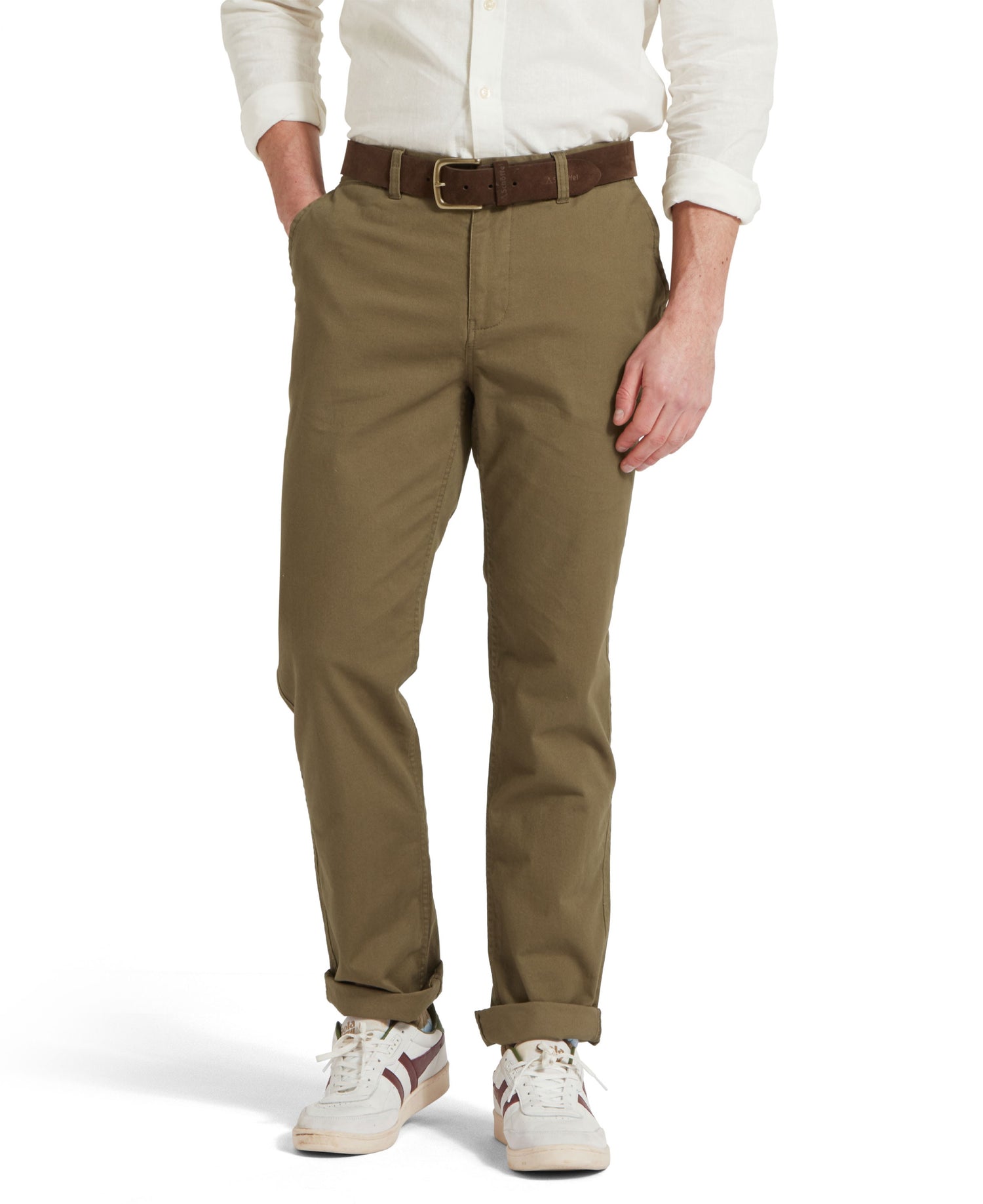 Chichester Chino - Dark Khaki Green