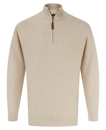 Porthleven 1/4 Zip Jumper - Oat