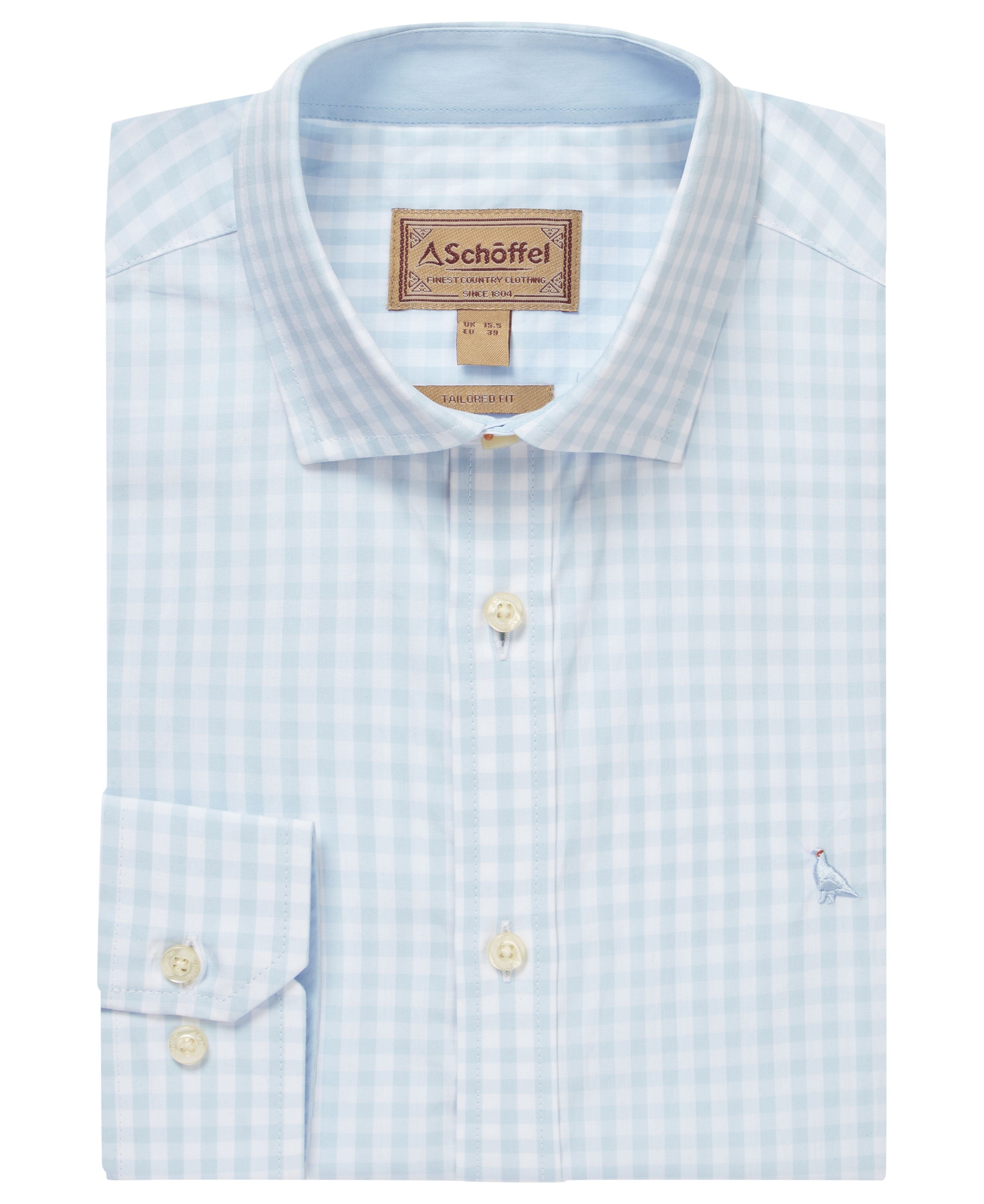 Thorpeness Tailored Shirt - Powder Blue
